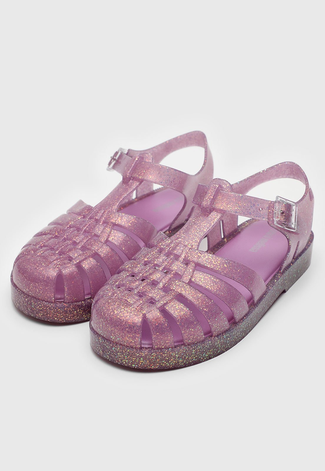 Sandália Infantil Mini Melissa Possession Shiny I Lilás - Marca Mini Melissa