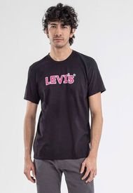 Camiseta Negro-Magenta-Blanco Levi's