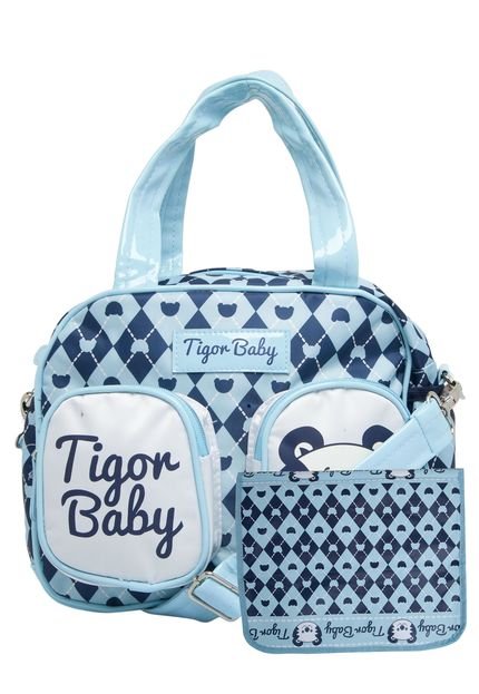 Bolsa Maternidade Tigor T. Tigor Azul - Marca Tigor T. Tigre