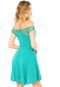 Vestido Triton Curto Renda Verde - Marca Triton