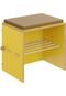 Banco Cordel C/ Futon Amarelo Be Mobiliário - Marca Be Mobiliário