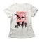 Camiseta Feminina Running Away - Off White - Marca Studio Geek 