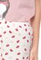 Pijama Hering Estampado Rosa - Marca Hering