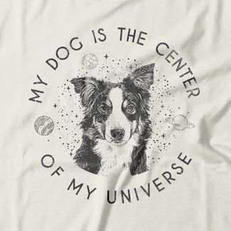 Camiseta Feminina Center Of My Universe - Off White