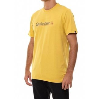 Camiseta Quiksilver New Ending Masculina Mostarda 