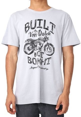 Camiseta Von Dutch Built Not Bought Cinza