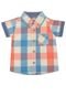 Camisa Tip Top Xadrez Bebê Azul/Amarela - Marca Tip Top