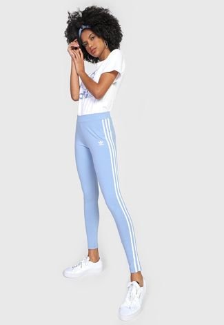 Legging adidas Originals 3 Stripes Azul-marinho - Compre Agora