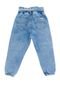 Calça Jeans Menina Jogger Clochard Azul Azul - Marca Crawling