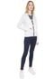 Moletom Aberto Calvin Klein Jeans Capuz Off-White - Marca Calvin Klein Jeans