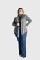 Cardigan Feminino Plus Size Juquitiba Brasil Cinza - Marca Juquitiba Brasil