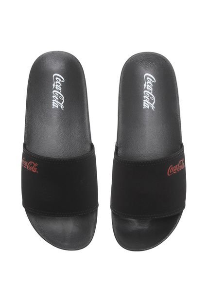 Chinelo Coca Cola Shoes Slide Logo Preto - Marca Coca Cola Shoes