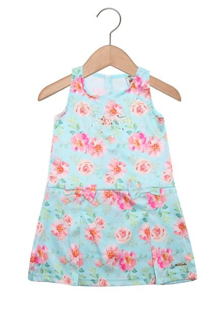 Vestido Molekada Floral Azul - Marca Molekada