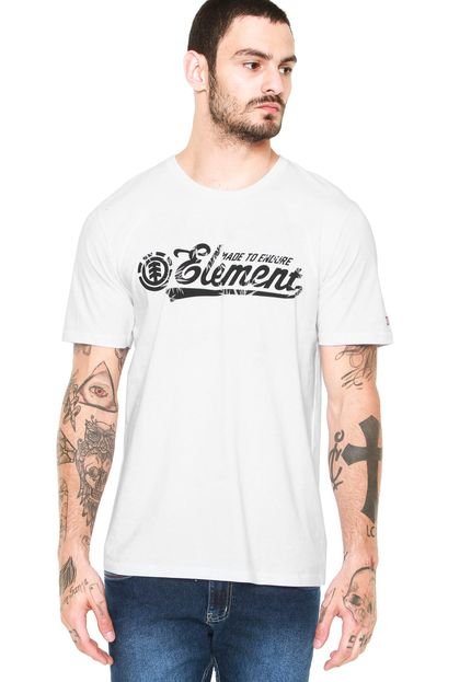 Camiseta Element Signature Branca - Marca Element