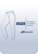 Calça Sarja Sawary Jogger - 277078 - Marrom - Sawary - Marca Sawary