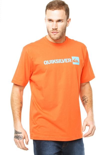 Camiseta Quiksilver Bas Industry Laranja - Marca Quiksilver