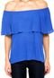 Blusa Ciganinha Holin Stone Delicada Azul - Marca Holin Stone