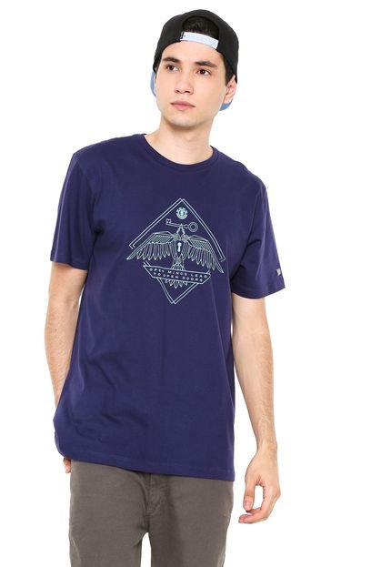 Camiseta Element Open Azul-Marinho - Marca Element