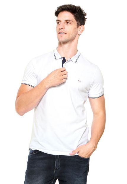 Camisa Polo Aramis Slim Branca - Marca Aramis