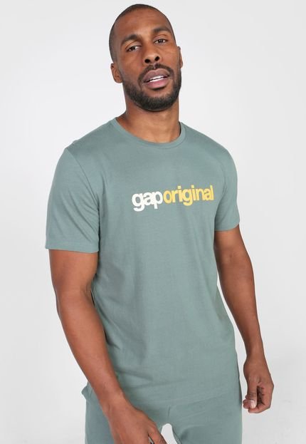 Camiseta GAP Gap Original Verde - Marca GAP