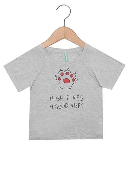 Blusa Bisi High Fives Cinza - Marca Bisi