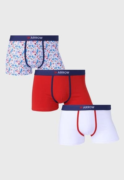 Boxer 3 Unidades Design Multicolor Arrow Compra Ahora Dafiti Chile