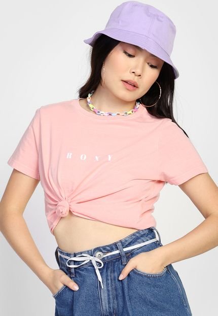 Camiseta Roxy Basichique Coral - Marca Roxy