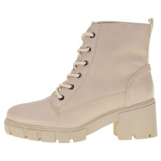 Bota Feminina Coturno Via Marte - 23309 5833309 Bege