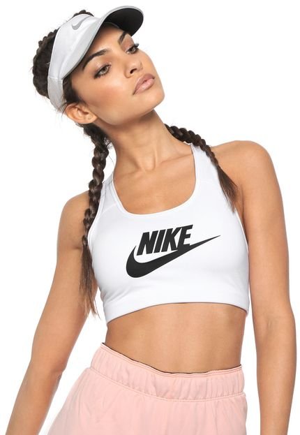 Top  Nike Sportswear Pro Clsc Swsh Bra Futura Branco - Marca Nike Sportswear
