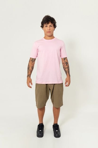 Camiseta Basic Casual Brunx Ind - Rosa Claro - Marca Brunx Ind