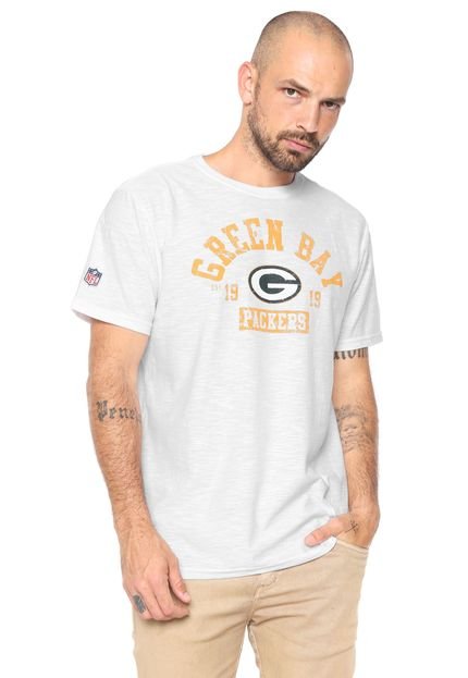 Camiseta New Era Green Bay Packers Branca - Marca New Era