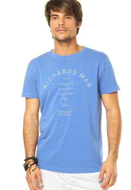 Camiseta Richards Reta Azul - Marca Richards