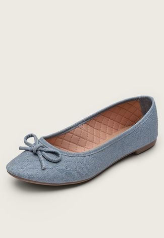 Sapatilha Dafiti Shoes Matelassê Azul