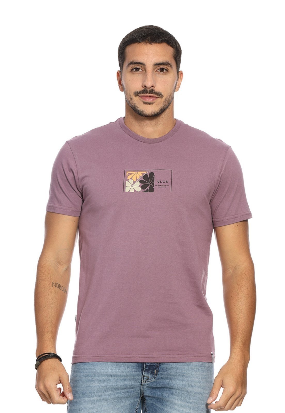 Camiseta Masculina SlimFit VLCS - Marca VLCS VIOLAÇÕES