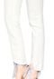 Calça Jeans MOB Skinny Contrastes Branca/Azul - Marca MOB