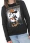 Moletom Flanelado Fechado Cativa Disney Minnie Preto - Marca Cativa Disney