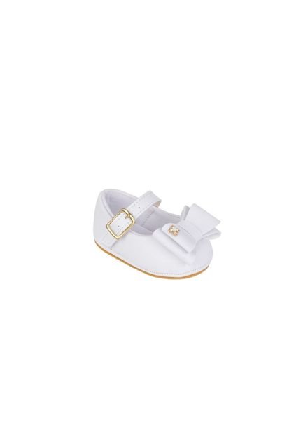 Sapatilha Menina Infantil Bebe Da GRIFF Branco - Marca DA GRIFF