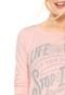 Camiseta Disparate Life Fast Rosa - Marca Disparate