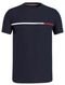 Camiseta Tommy Hilfiger Masculina Two Tone Chest Stripe Azul Marinho - Marca Tommy Hilfiger