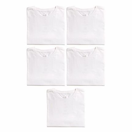 Kit 5 Camisetas Básicas Reserva Branco - Marca Reserva