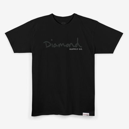 Camiseta Diamond Og Script Tee Preto - Marca Diamond
