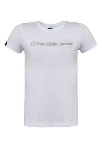 Camiseta Calvin Klein Kids Branca