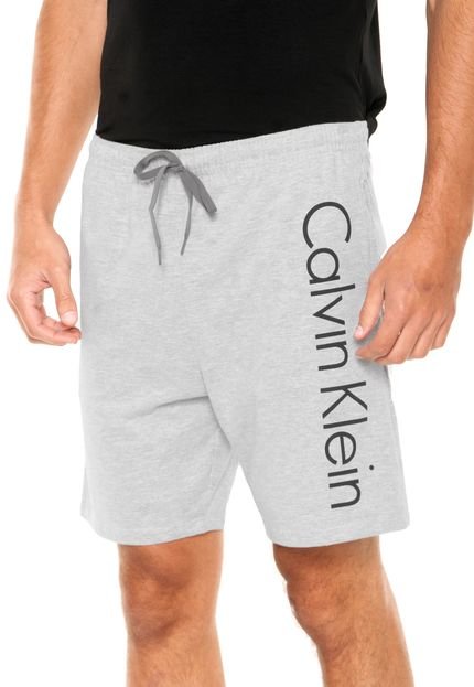 Bermuda Calvin Klein Undewear Estampa Cinza - Marca Calvin Klein Underwear