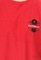 Camiseta Manga Curta FiveBlu Estampada Vermelha - Marca FiveBlu