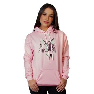 Moletom Zíper Feminino Rosa Pink - Compre agora