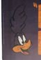 Kit 4pçs Jogo Americano Looney Tunes PVC Big Faces Differ 44x28cm Roxo/Cinza/Amarelo - Marca Urban