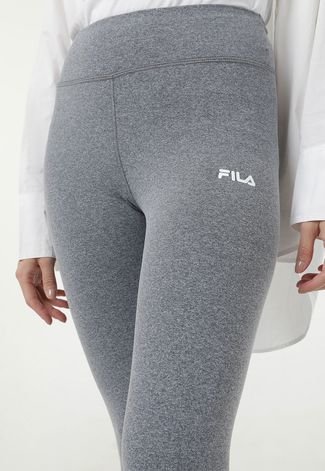 Legging Fila Logo Cinza - Compre Agora