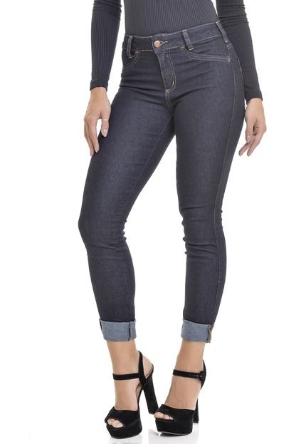 Calça Jeans Lemier Collection Skinny com Dobra na Barra - Marca Lemier Jeans