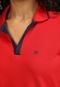 Vestido Polo Malwee Curto Listra Vermelho - Marca Malwee