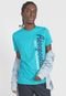 Camiseta Aeropostale Lettering Azul - Marca Aeropostale